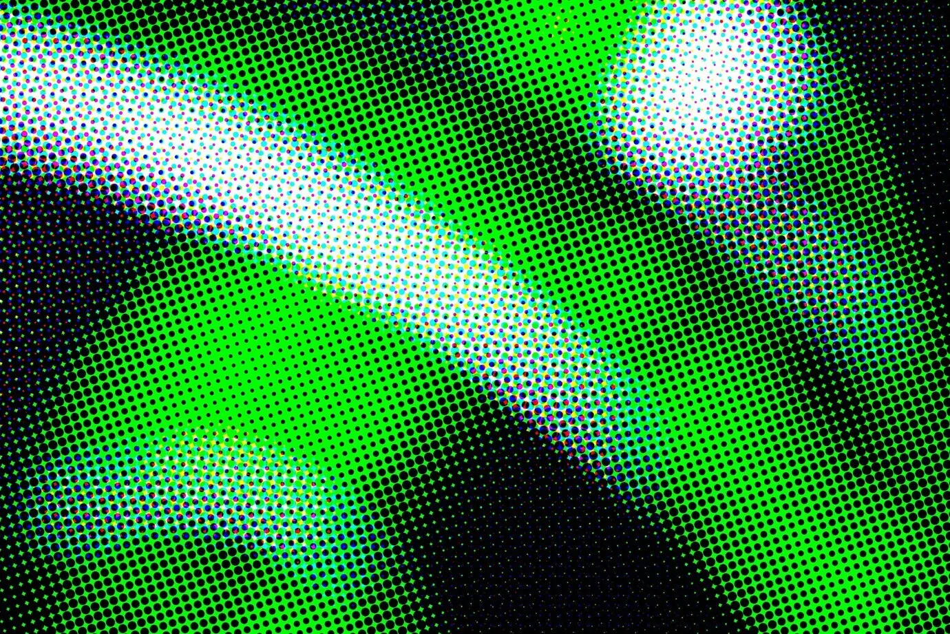 Künstlerisches Hintergrundbild mit farbigem Halbtoneffekt